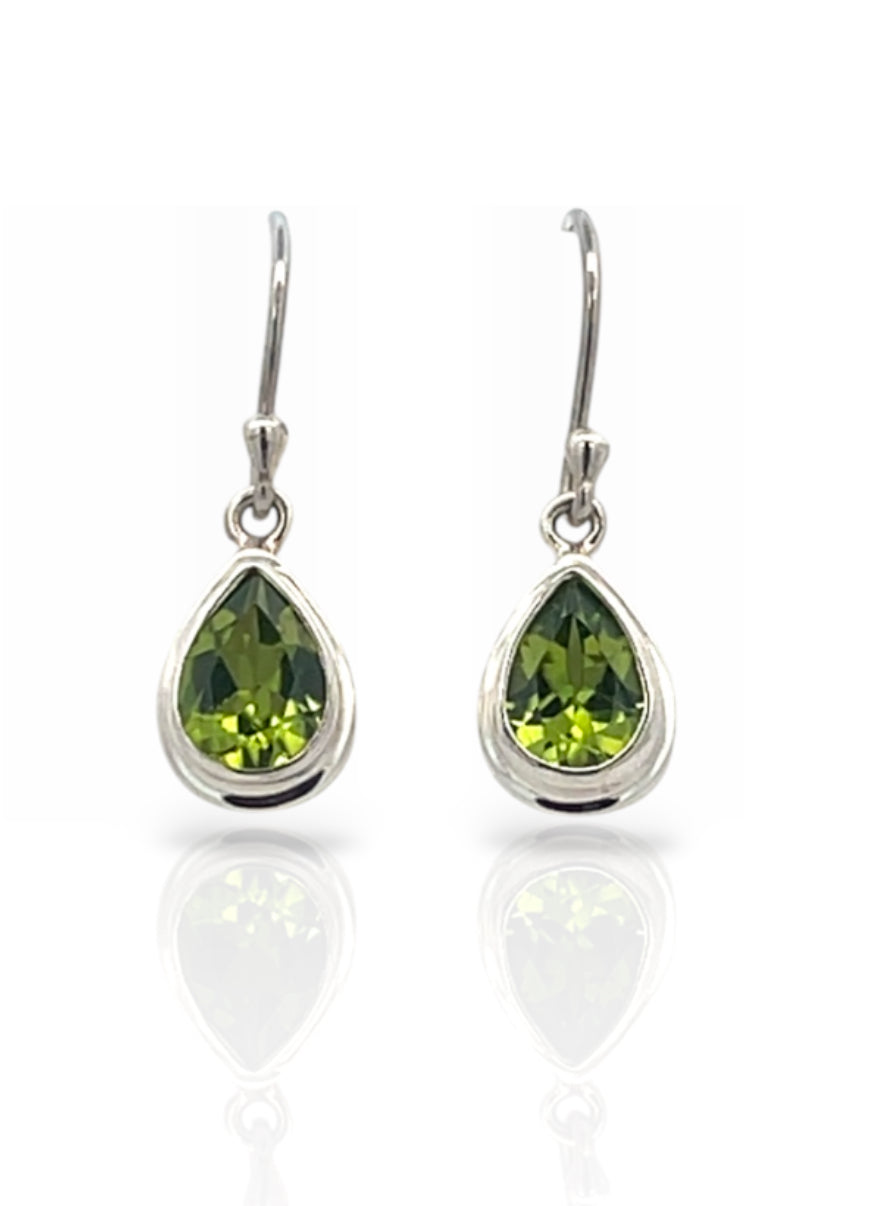 Peridot Drop Earrings