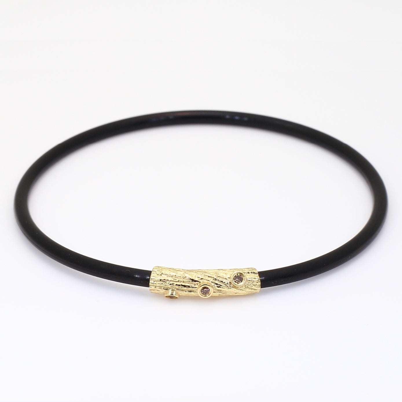 Champagne Diamond Neoprene Bracelet