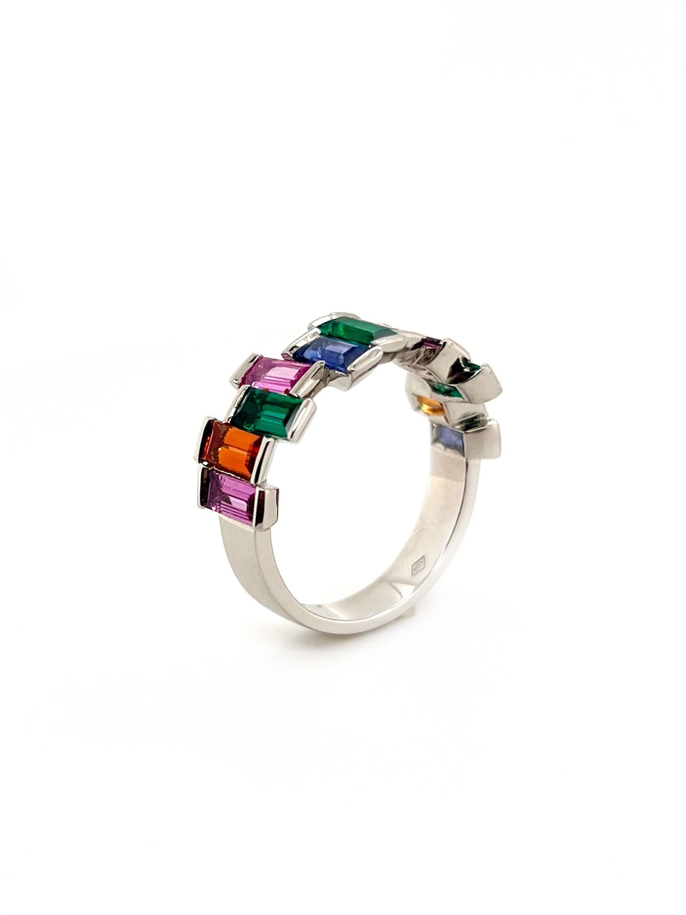 Multi - Coloured Stone Ring