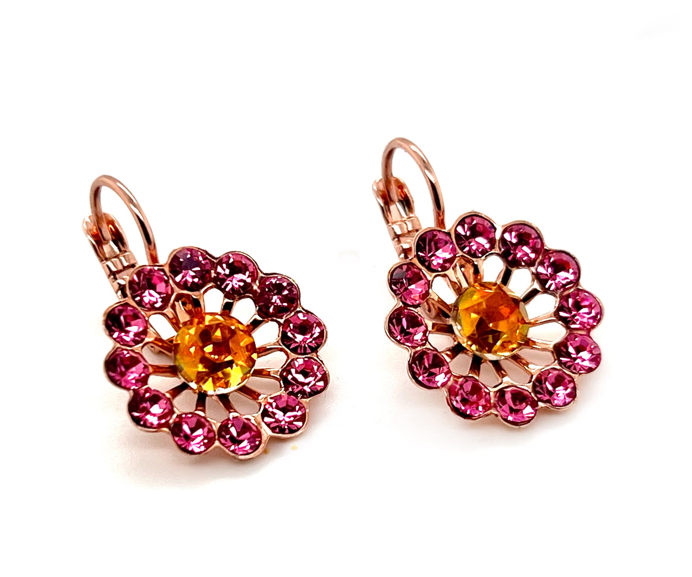 Yellow & Pink earrings
