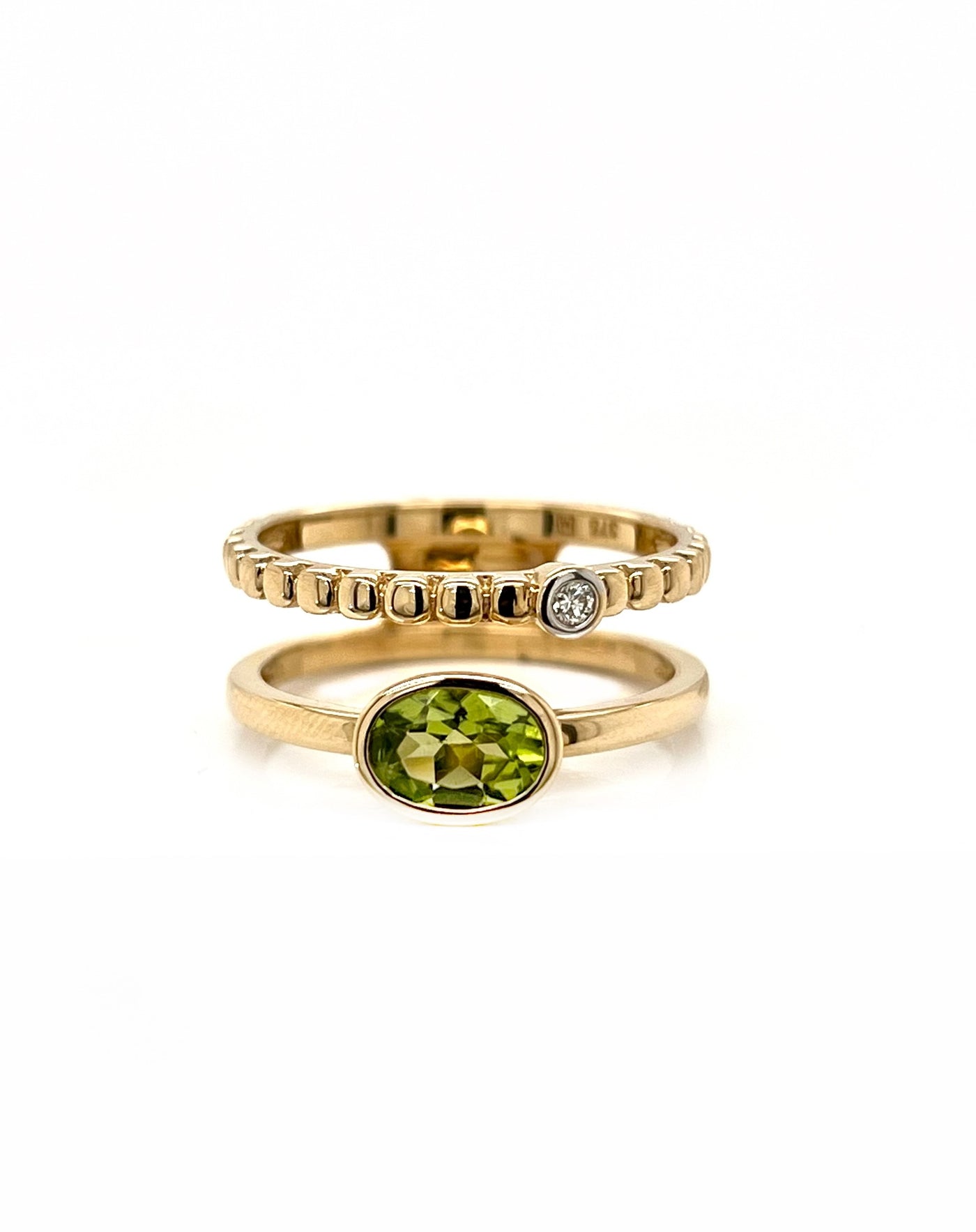 Oval Double Band Ring