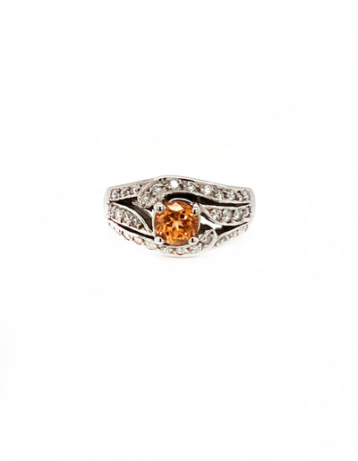 Mandarin Garnet Ring.