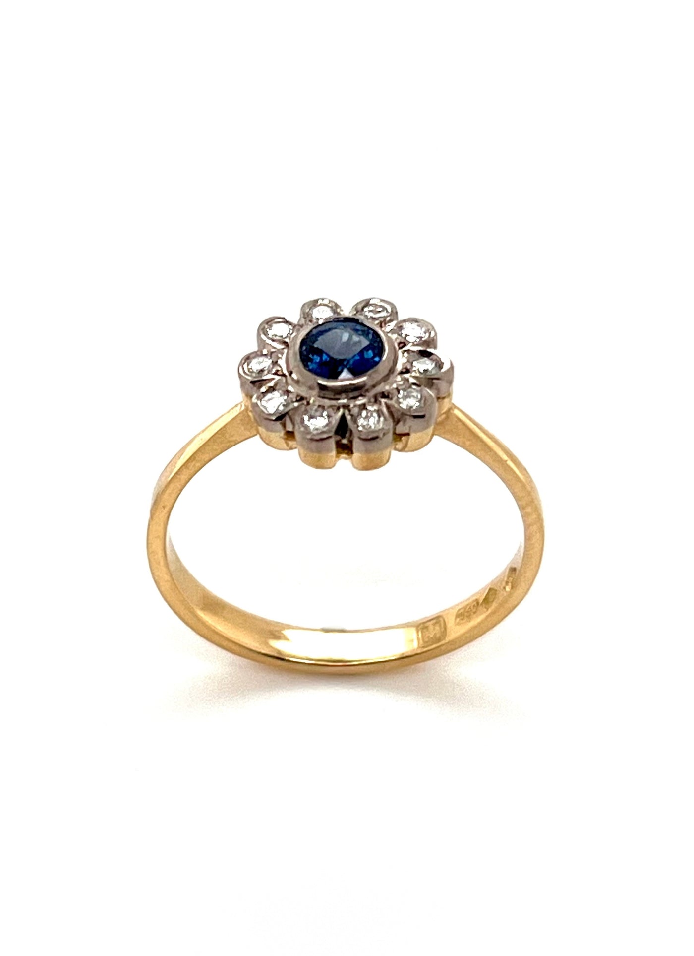 Tassie Sapphire Flower Ring