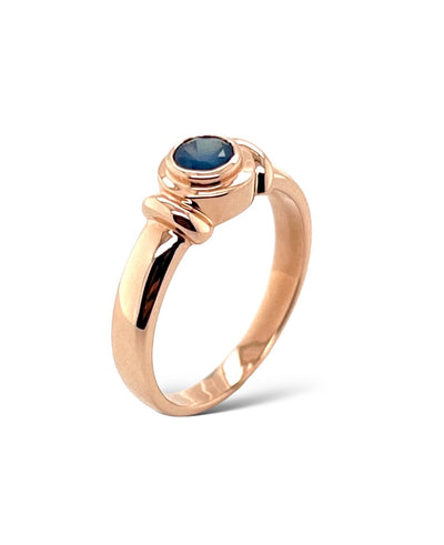 Rose Gold Tassie Sapphire Ring