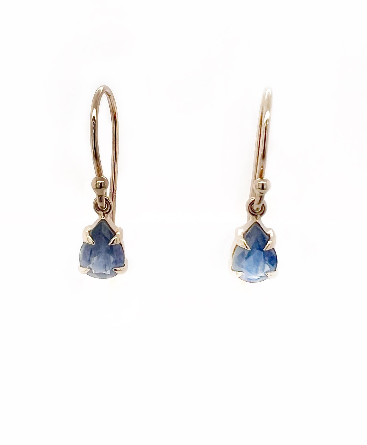 Sapphire Pear Cut Earrings