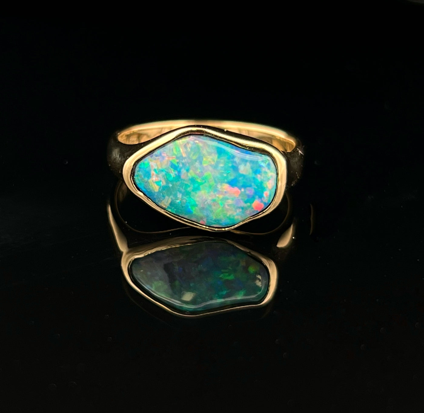 Coober Pedy Opal Ring