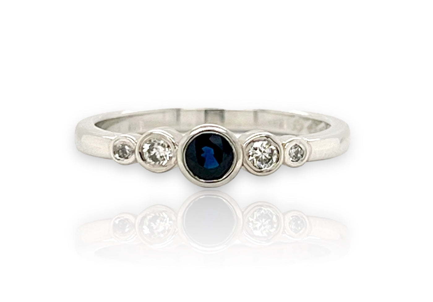 Platinum Tassie Sapphire Ring