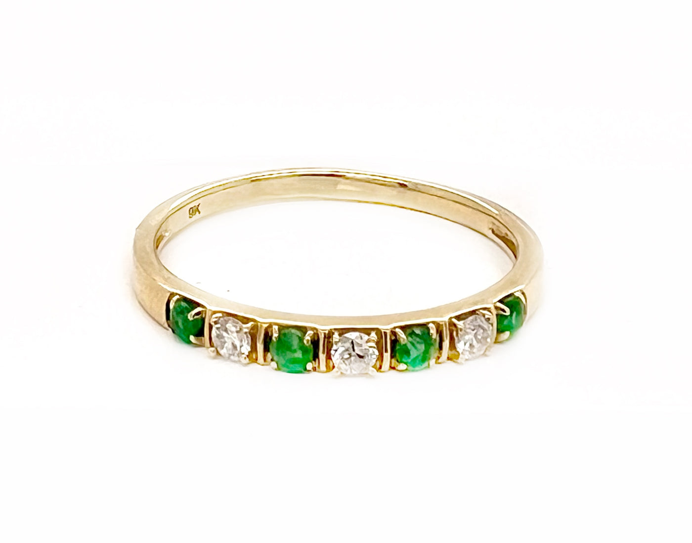 Anniversary Style Emerald Ring