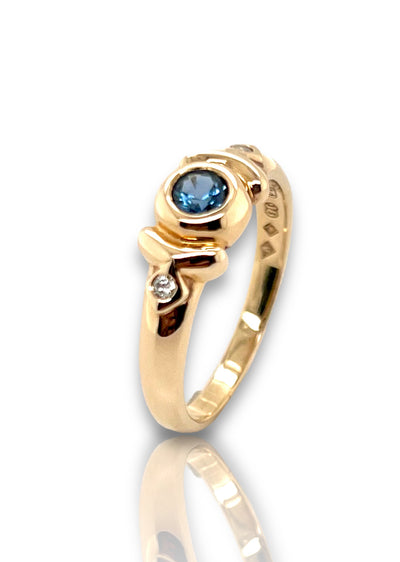 Sky Blue Sapphire Ring