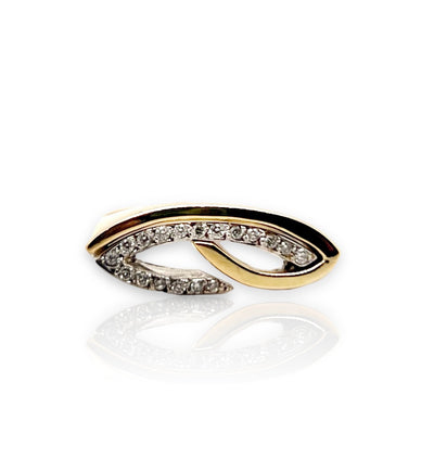 2 Piece Puzzle Diamond ring