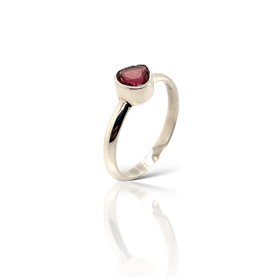 Pear cut tourmaline ring