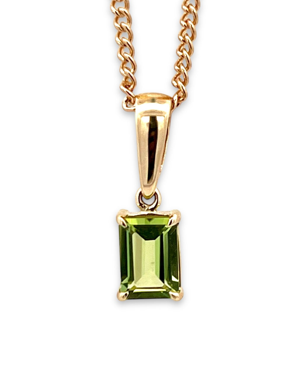Claw set Peridot Pendant