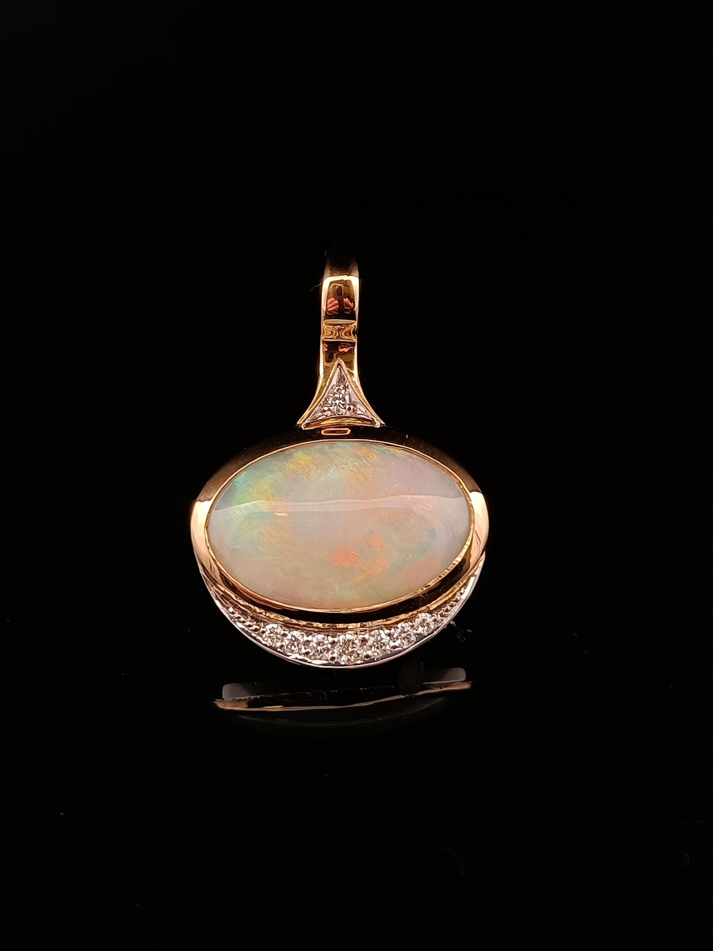 Strong Orange Opal Pendant