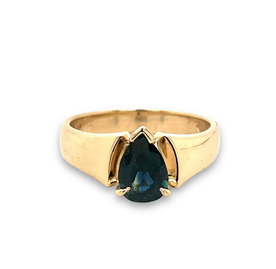 Pear Sapphire Ring