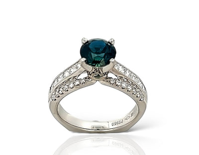 Parti Sapphire & Diamond Ring