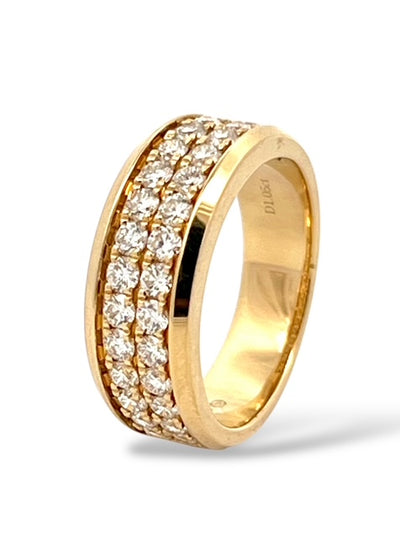 Diamond set wide band