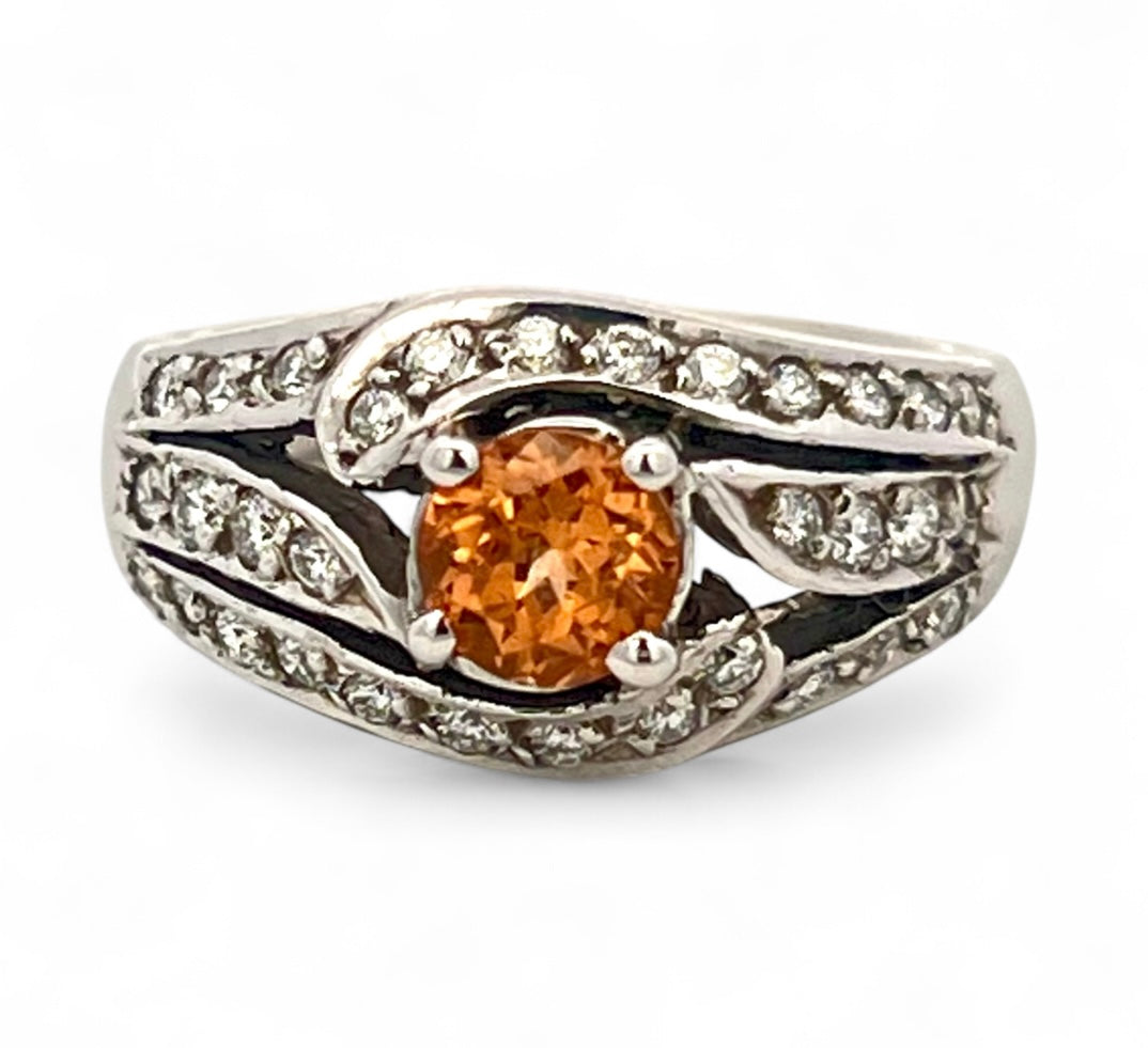 Mandarin Garnet Ring.