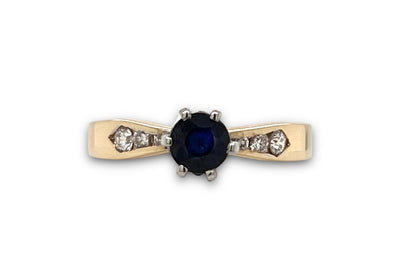 Claw Set Tasmanian Sapphire Ring