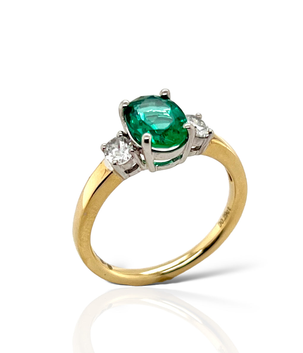 Zambian Emerald Ring