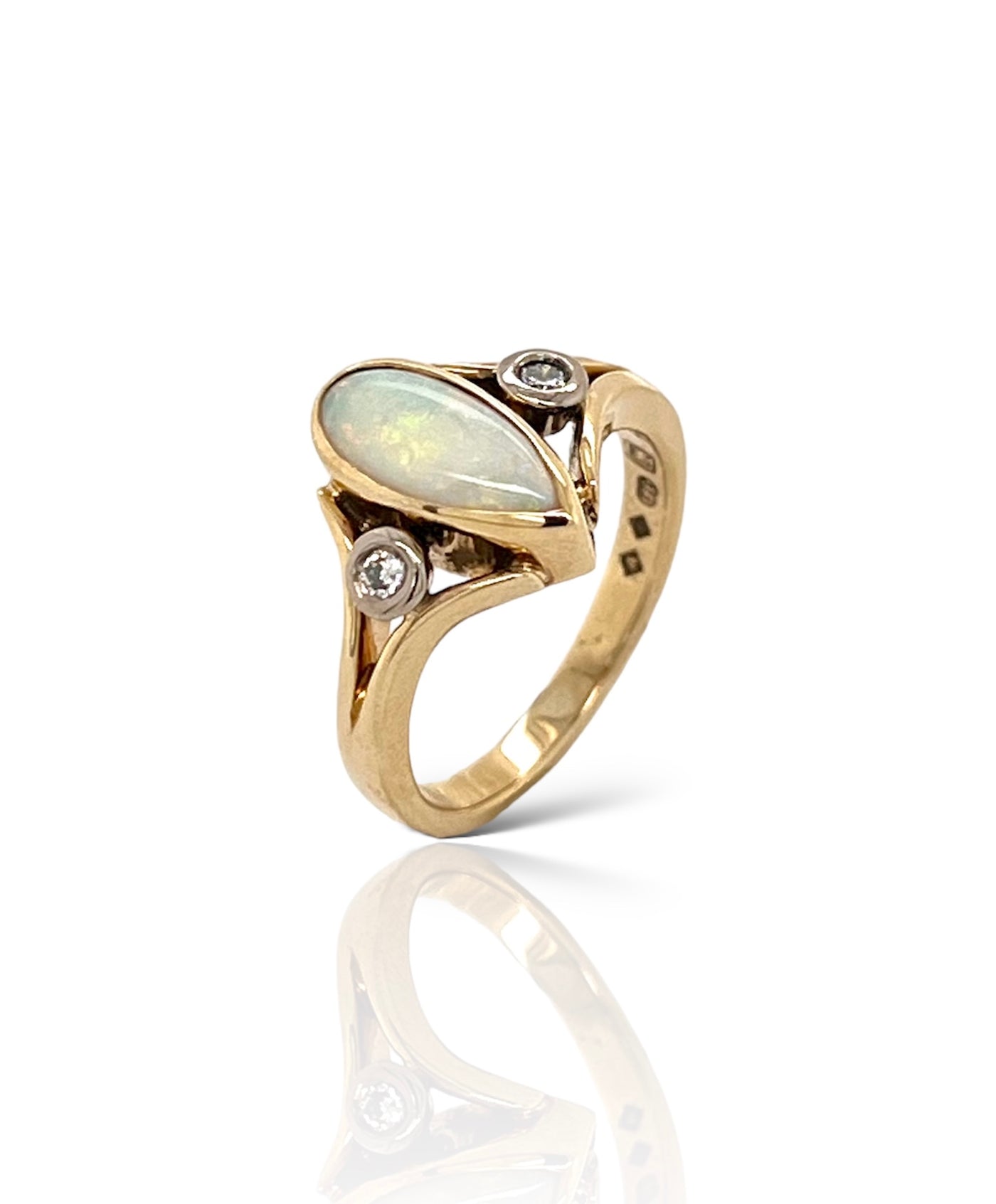Pear Opal Ring